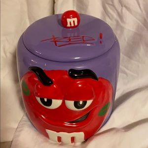 M&M cookie/treat jar